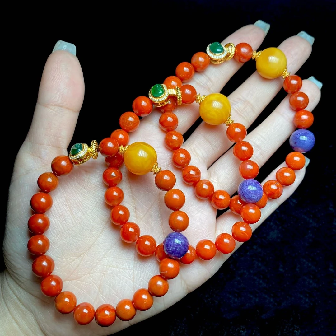 【云上叙】南红DIY单圈手串-多样性发一件-8mm V77111-K（商城）