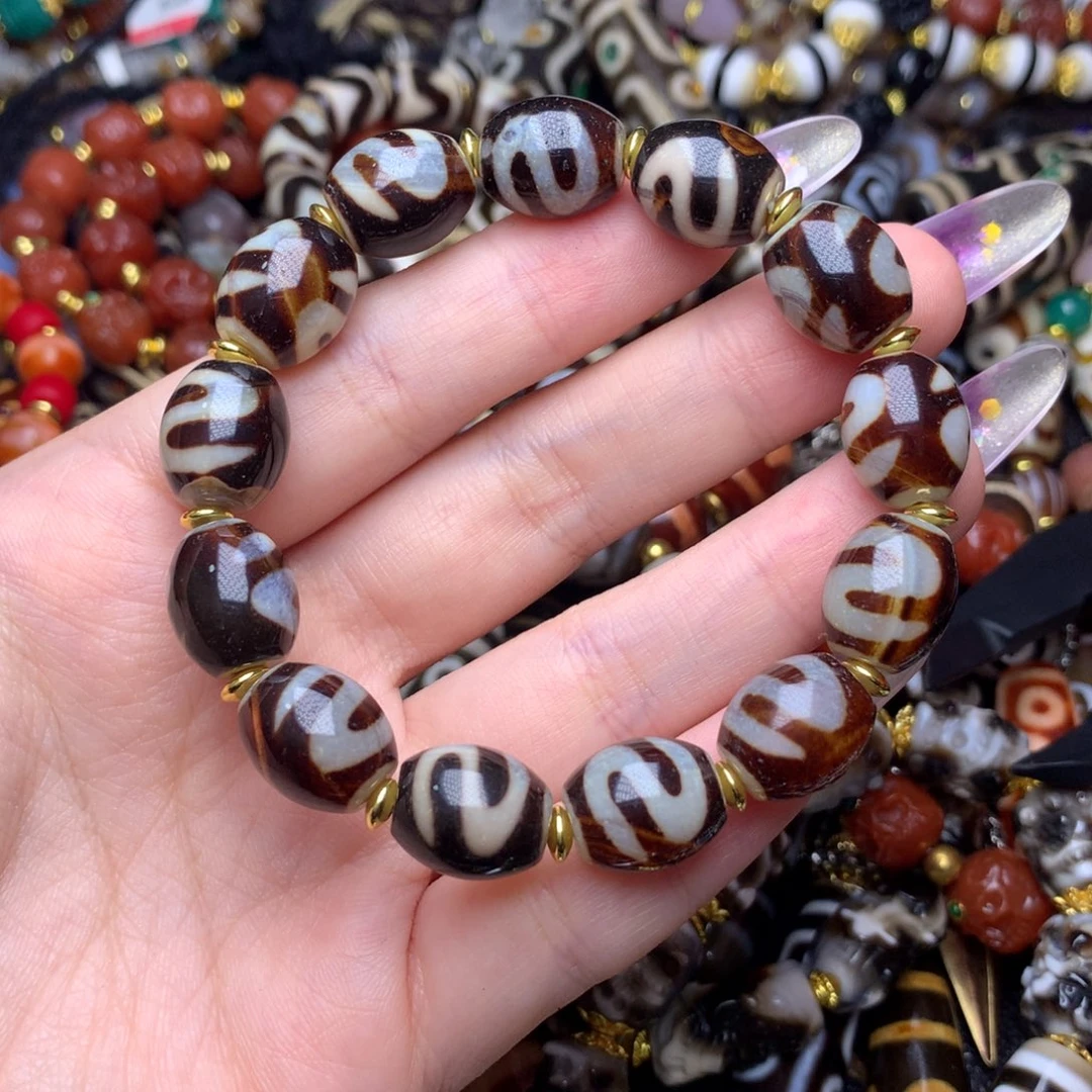 玛瑙/玉髓未镶嵌发一条