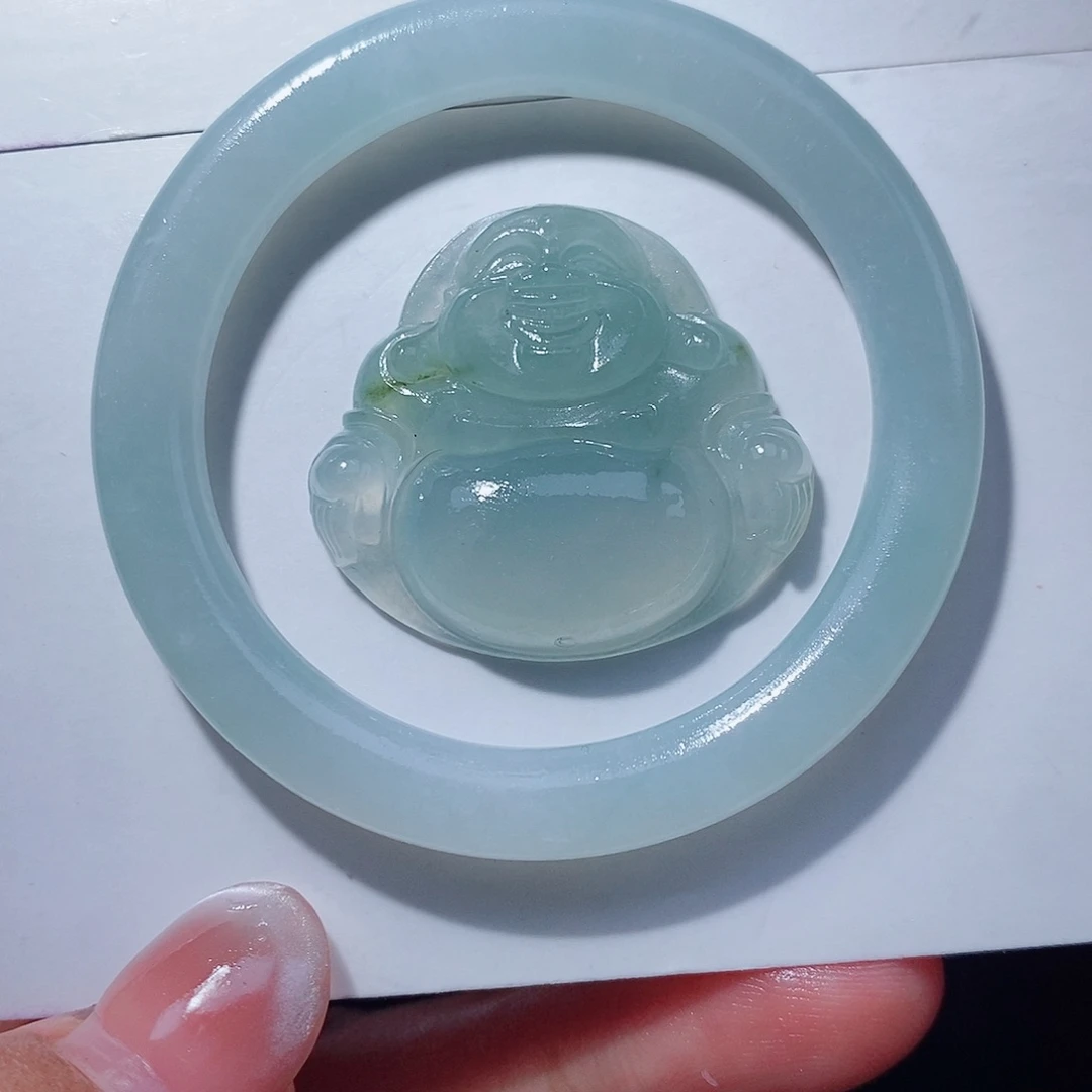 定制翡翠未镶嵌包编绳