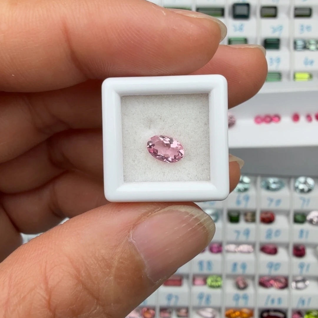W***号珠宝半成品碧玺未镶嵌天然4*6mm