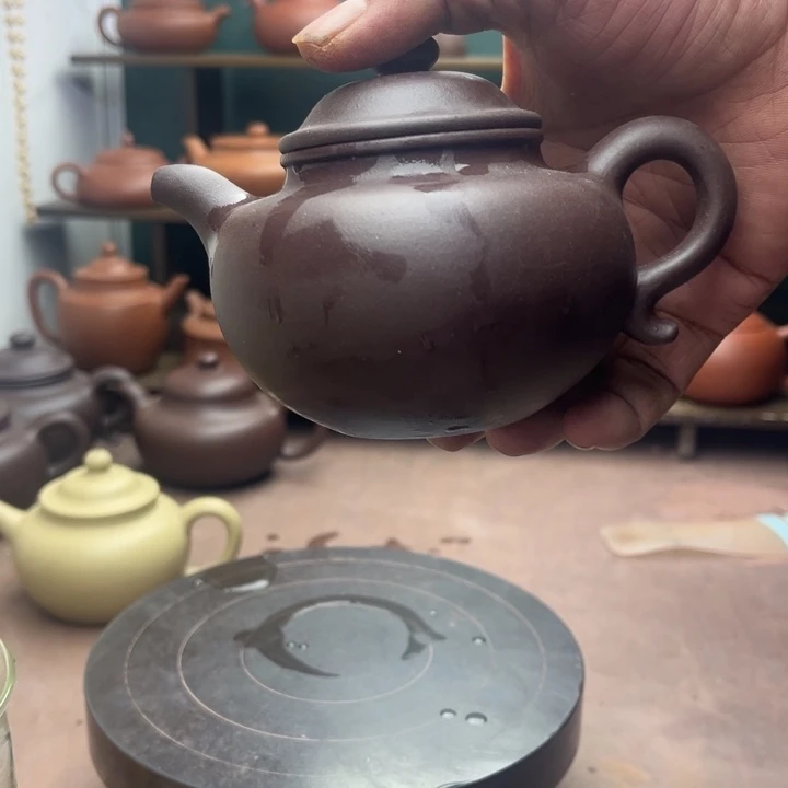 紫砂茶壶莲子壶原矿无添加容量300