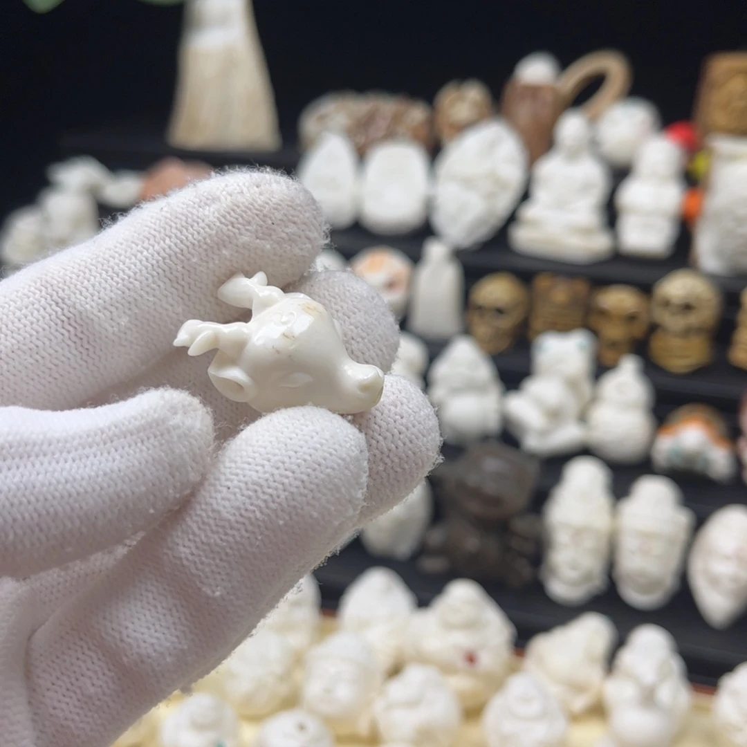 九***牛鹿骨手串/手链三通