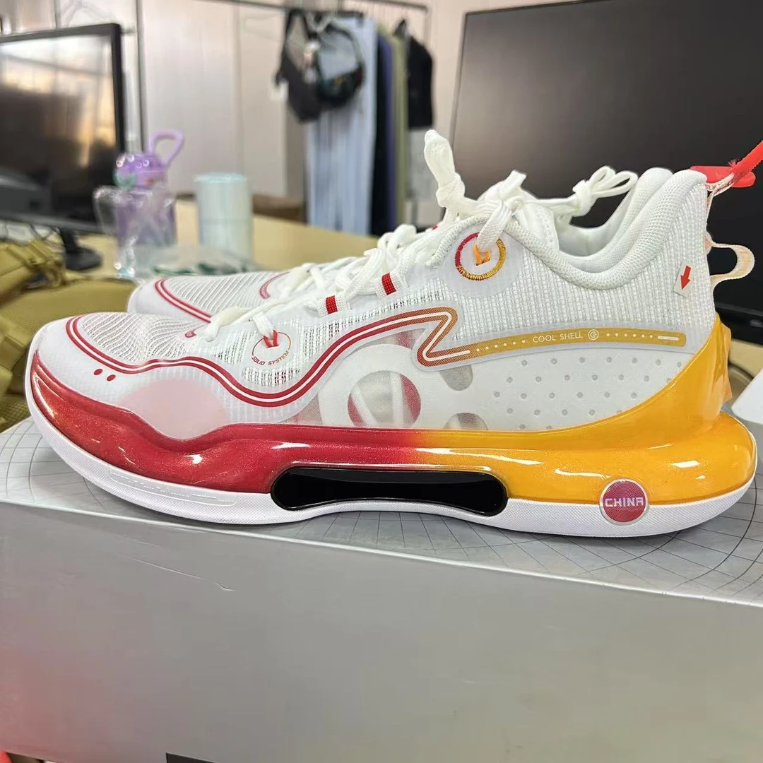 《B品以直播展示为准》鞋底发黄-李宁男子运动鞋ABAS161-7