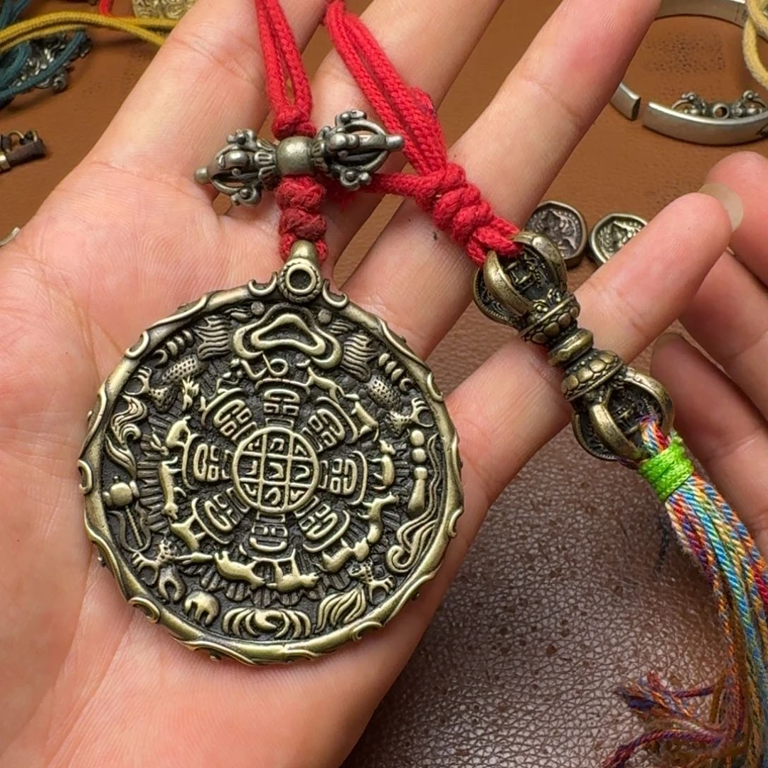 温*度藏式风格九宫八卦牌
