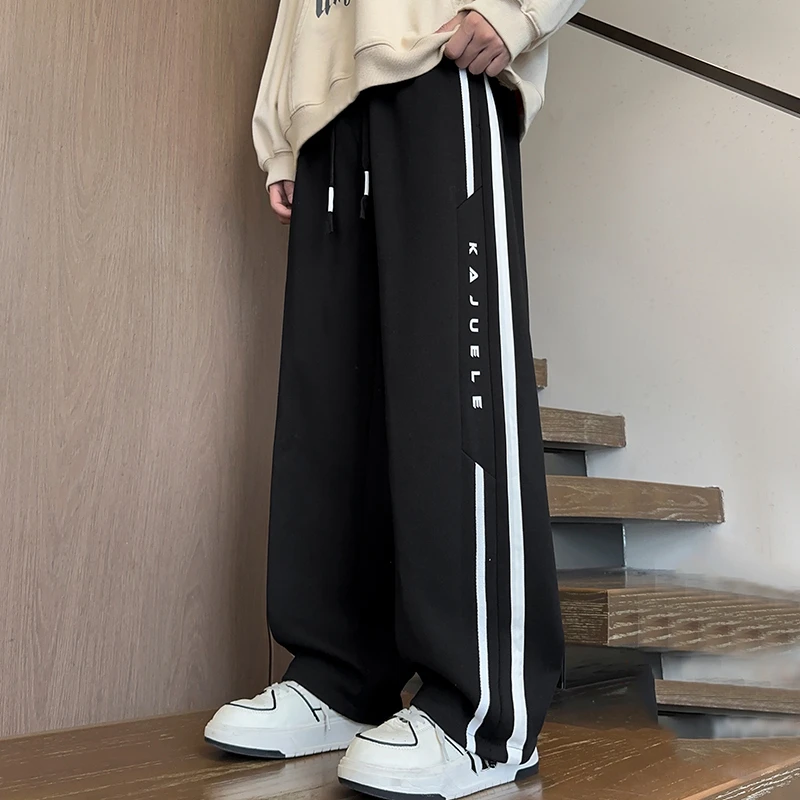 BIAOBIN/彪宾青少年长裤男秋冬季加绒休闲裤大童学生百搭直筒卫裤