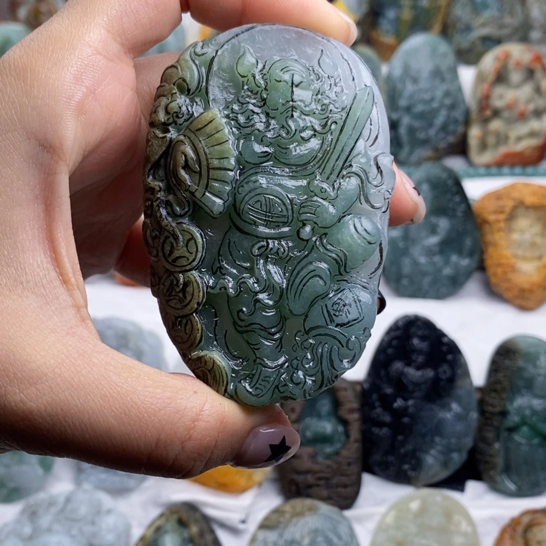 未镶嵌定制翡翠听***话定制挂件专属链接