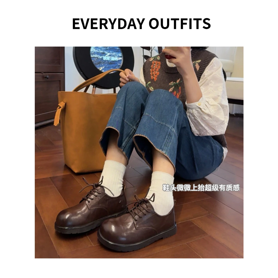 RIDA. 日常的极简鞋5H21休闲百搭复古质感舒适秋季 730-1