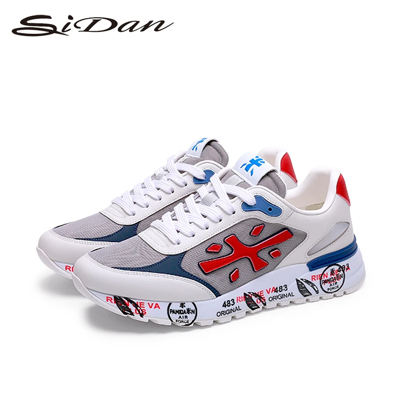 意大利Sidan/斯丹PAMIDAN秋冬系列米字轻奢时尚运动低帮休闲鞋男