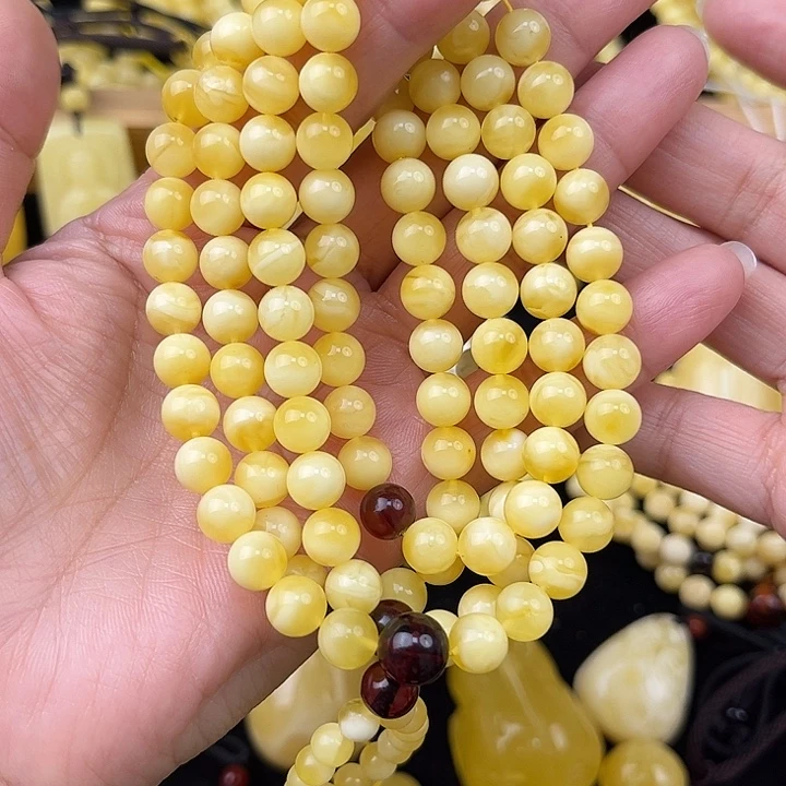 琥珀未镶嵌颈饰琥珀，无品控