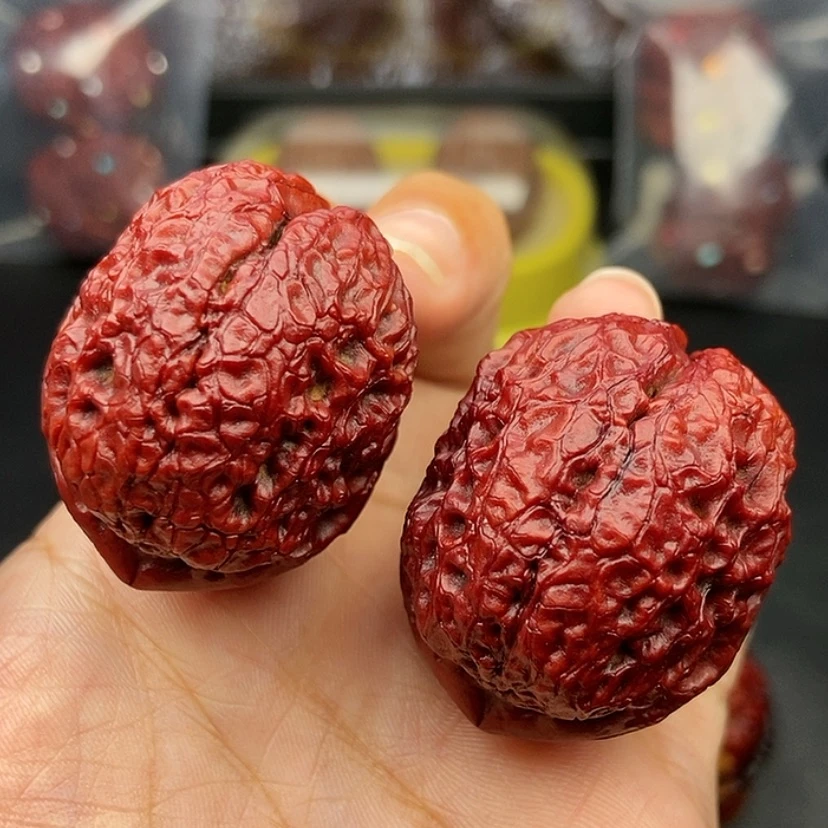 【闪购商品】把件文玩核桃40尺金蟒元宝