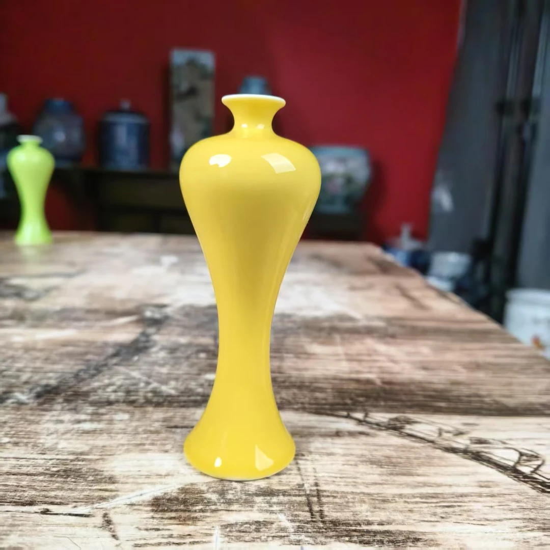 41 景德镇陶瓷花瓶全手工手绘古色古味小口瓶