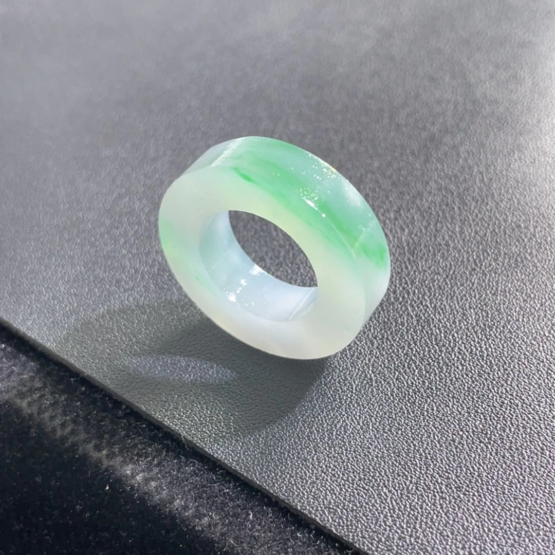 未镶嵌定制翡翠冰胶阳绿12-23