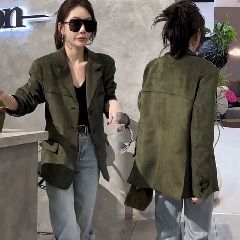 2025秋季新款时尚显瘦气质网红高档洋气女高级百搭宽松大码外套潮