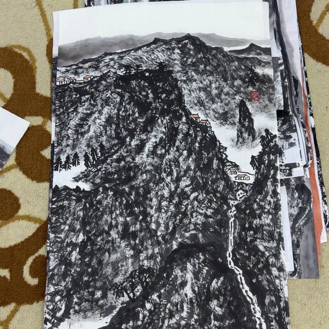 国画国画老师作品刘