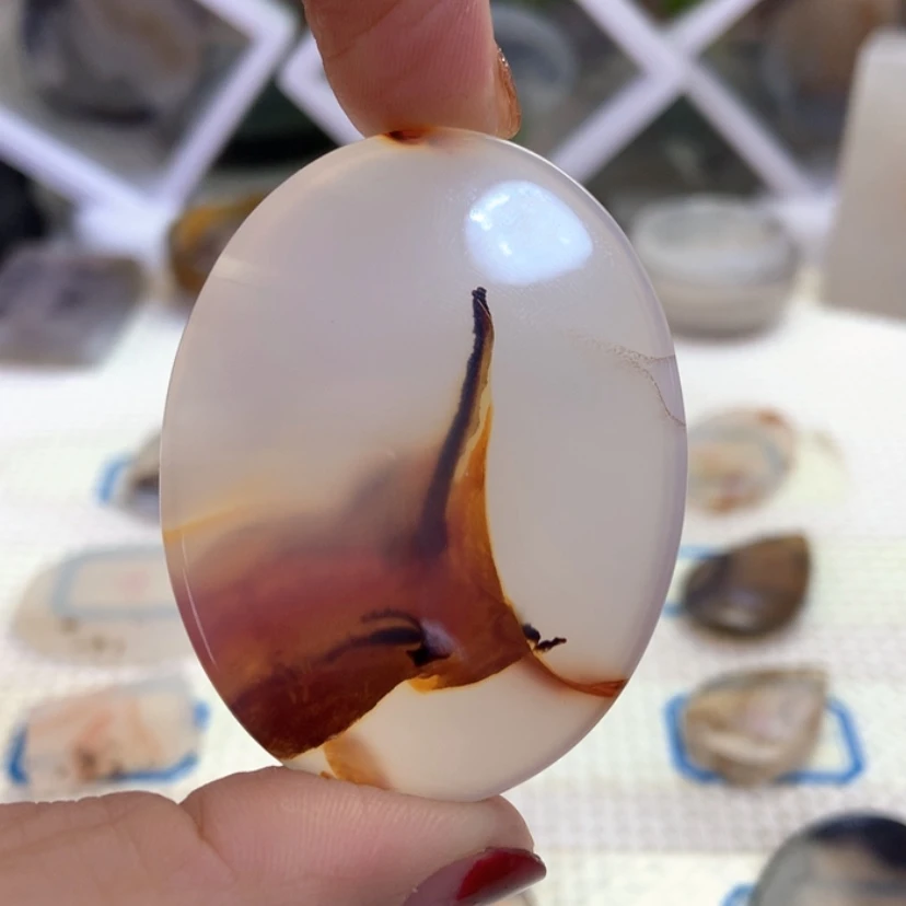 【闪购商品】玛瑙/玉髓未镶嵌颈饰蹦*吧