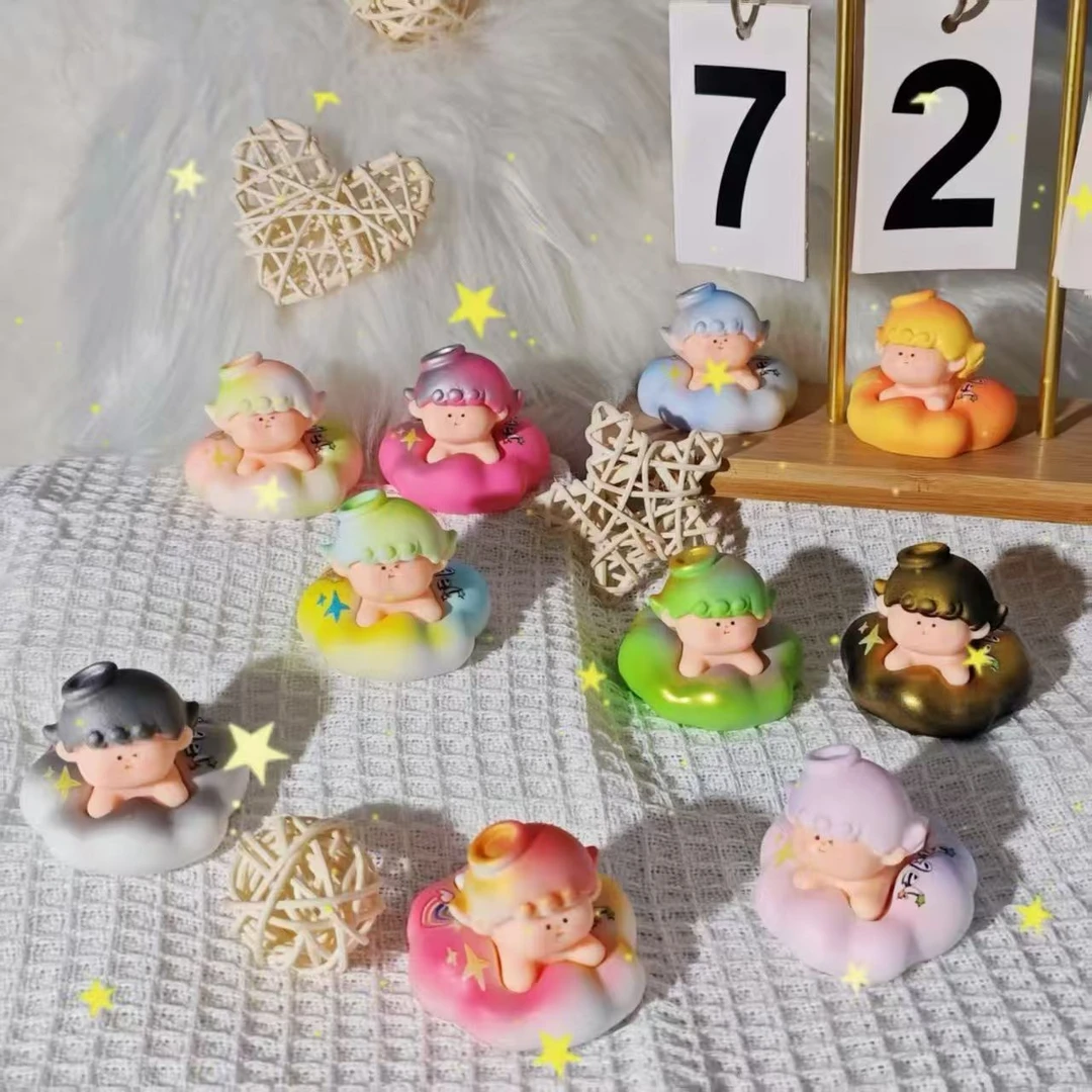 【云端天使】手感漆云端天使可爱树脂diy摆件挂件