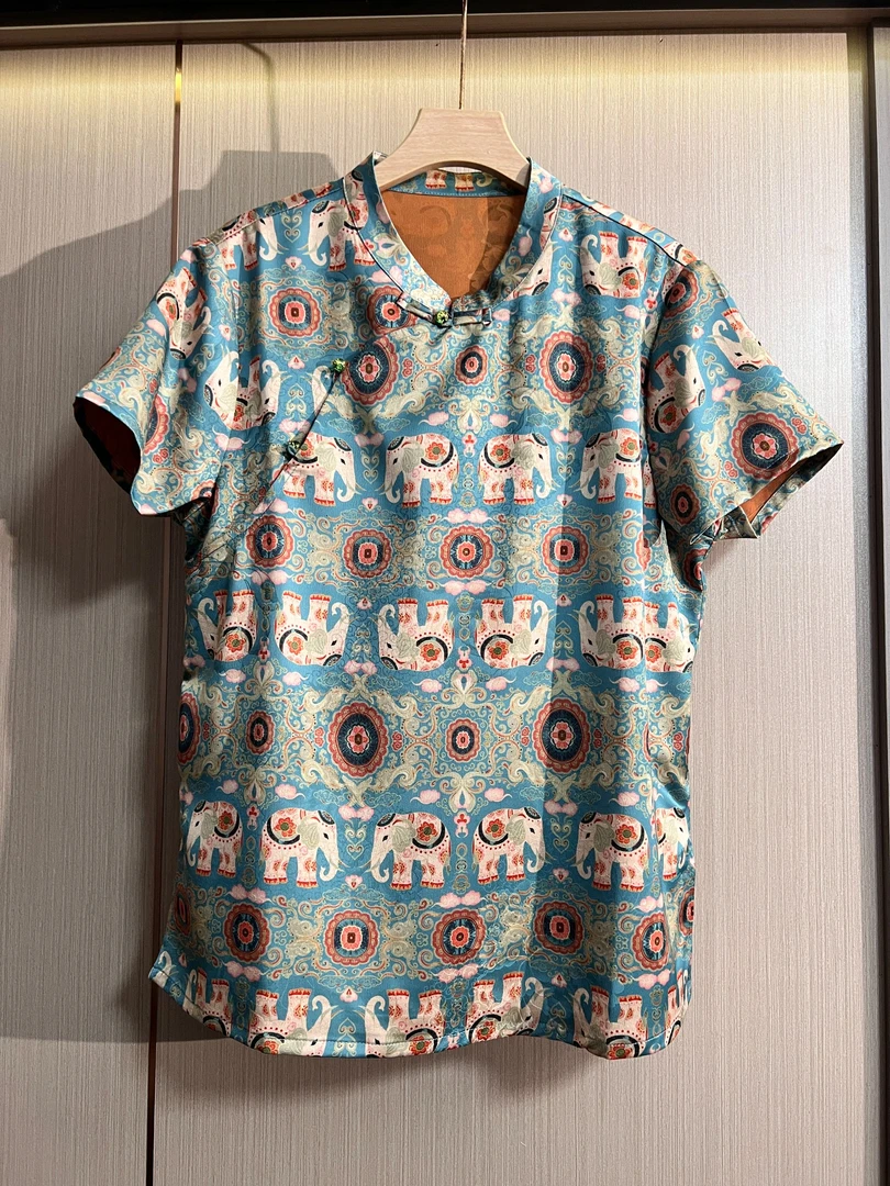 2523款（走象成功）时尚洋气女士短袖