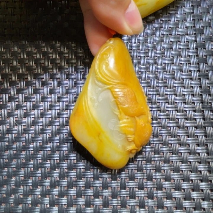 未镶嵌和田玉挂件喜上眉梢