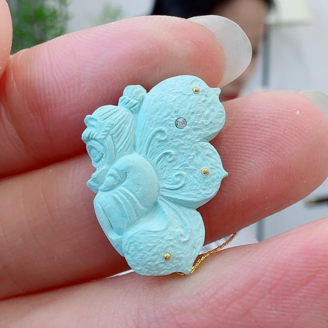 未镶嵌绿松石珠宝奇石
