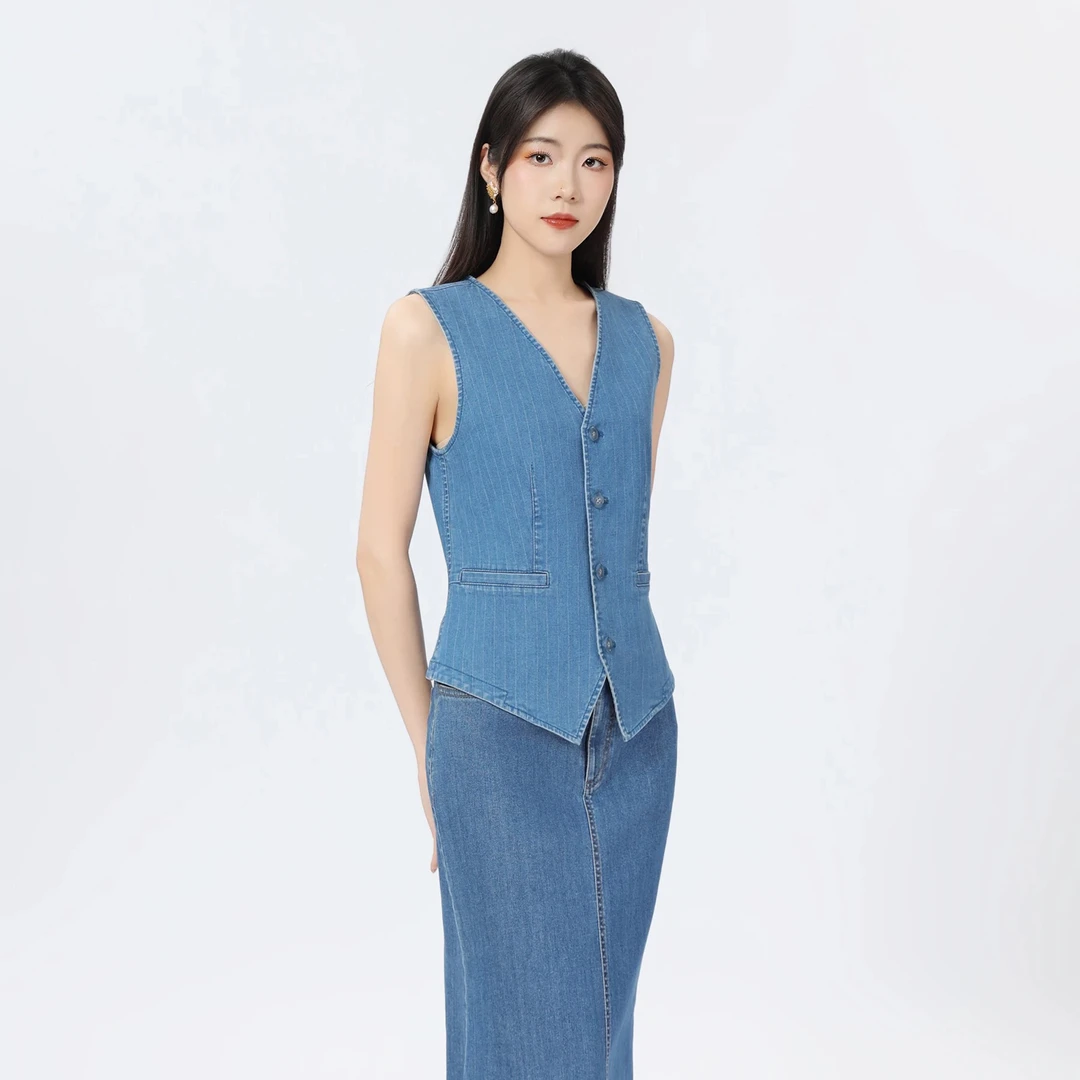 ［官方正品］春夏新款时尚百搭修身显瘦马甲背心5400870