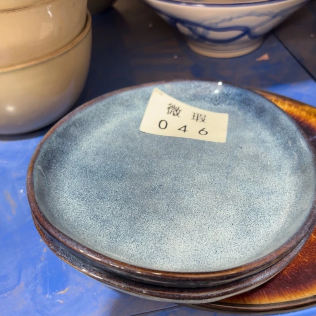 陶瓷046 微瑕陶瓷餐具2个
