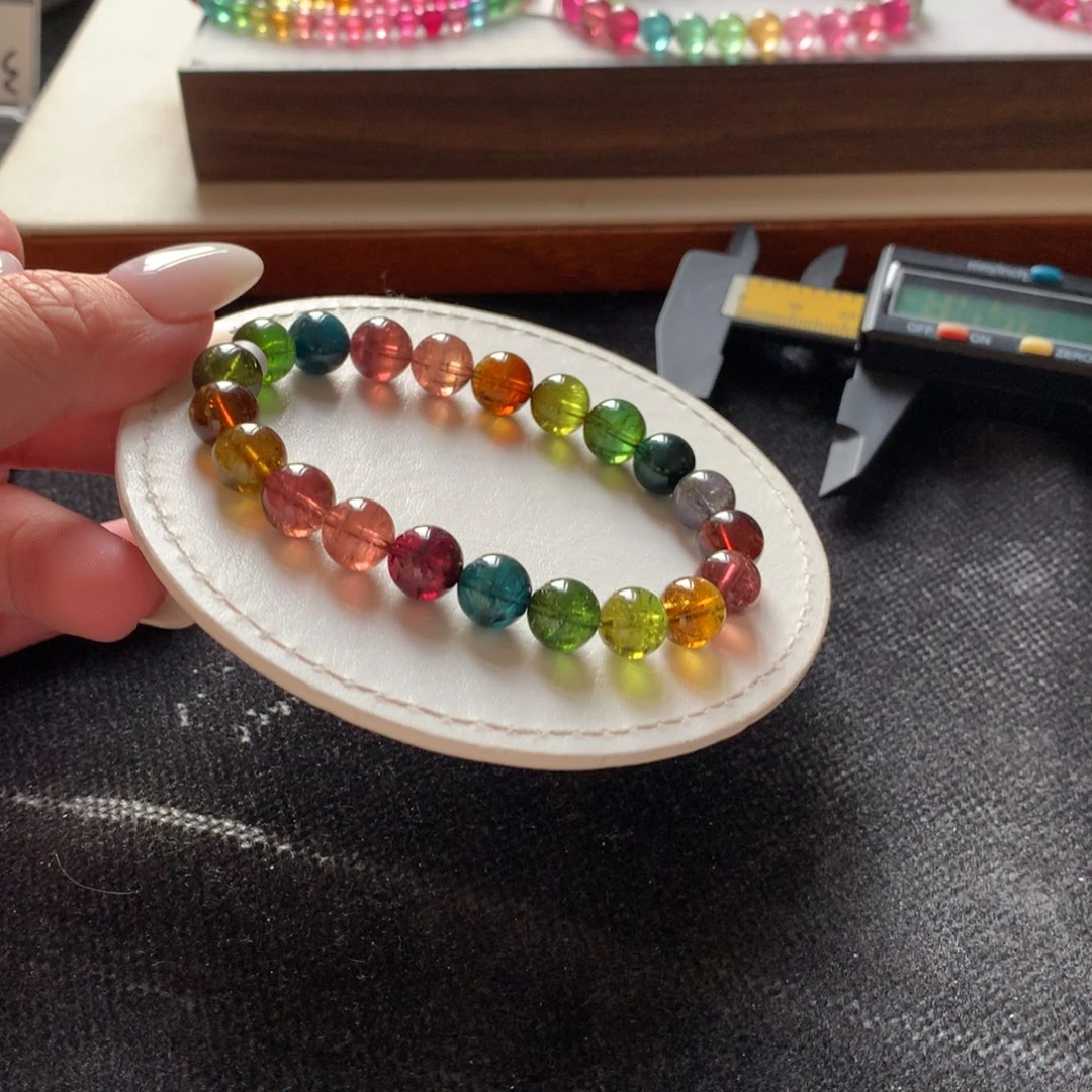 碧玺未镶嵌手链碧玺