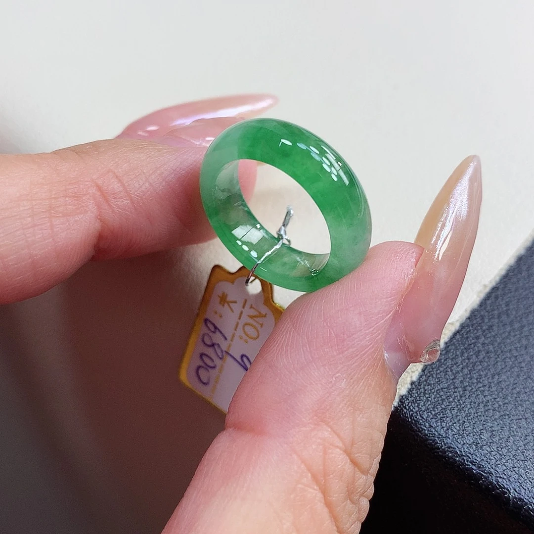 未镶嵌戒指翡翠9号