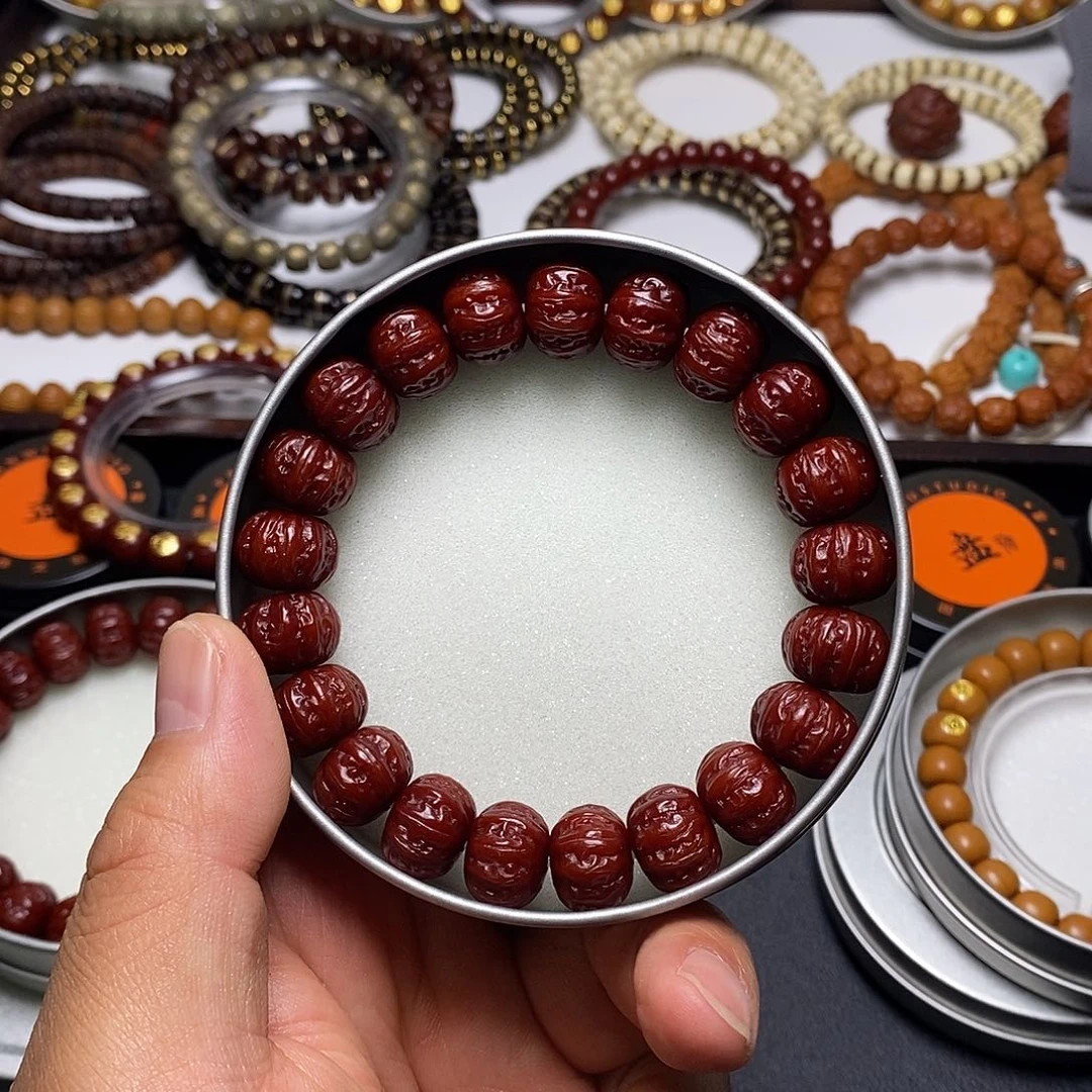 猴头核桃手串全品13左右飞碟京八棱49号