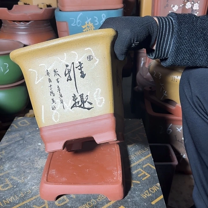 紫砂花盆紫砂花盆