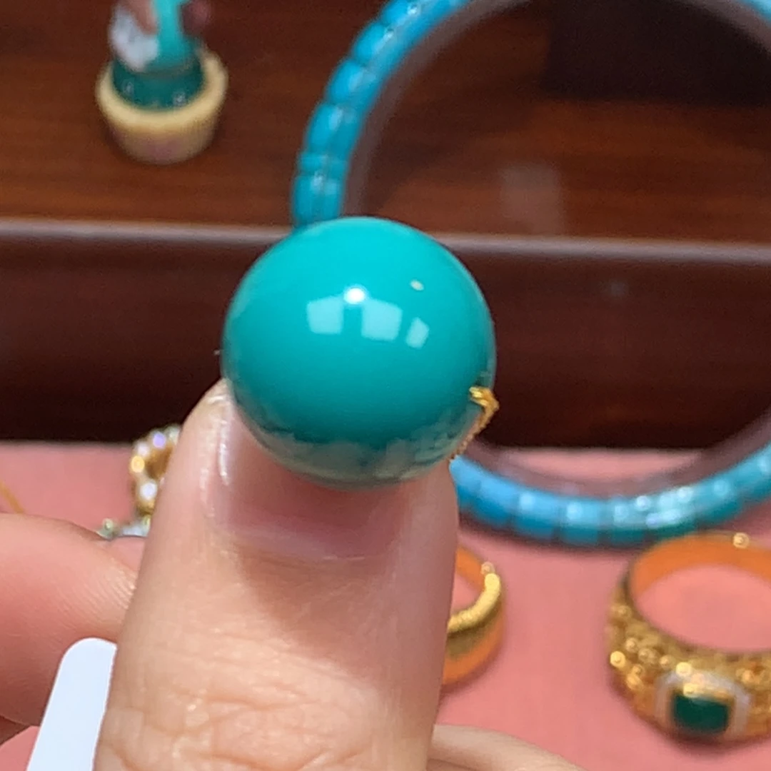 未镶嵌绿松石珠宝奇石