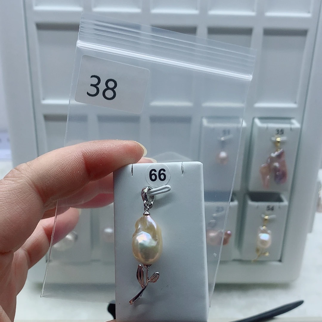 吊坠(不含链)淡水珍珠合金