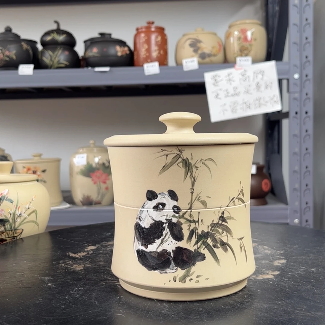 白泥哑光存茶罐醒茶罐19