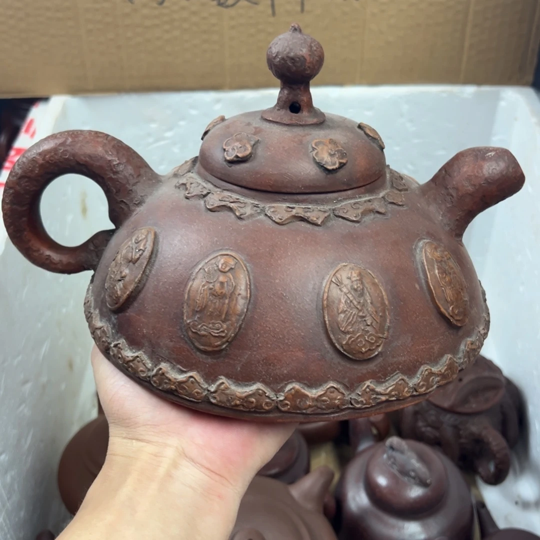 紫砂茶壶宜兴原矿紫砂壶1500毫升容量