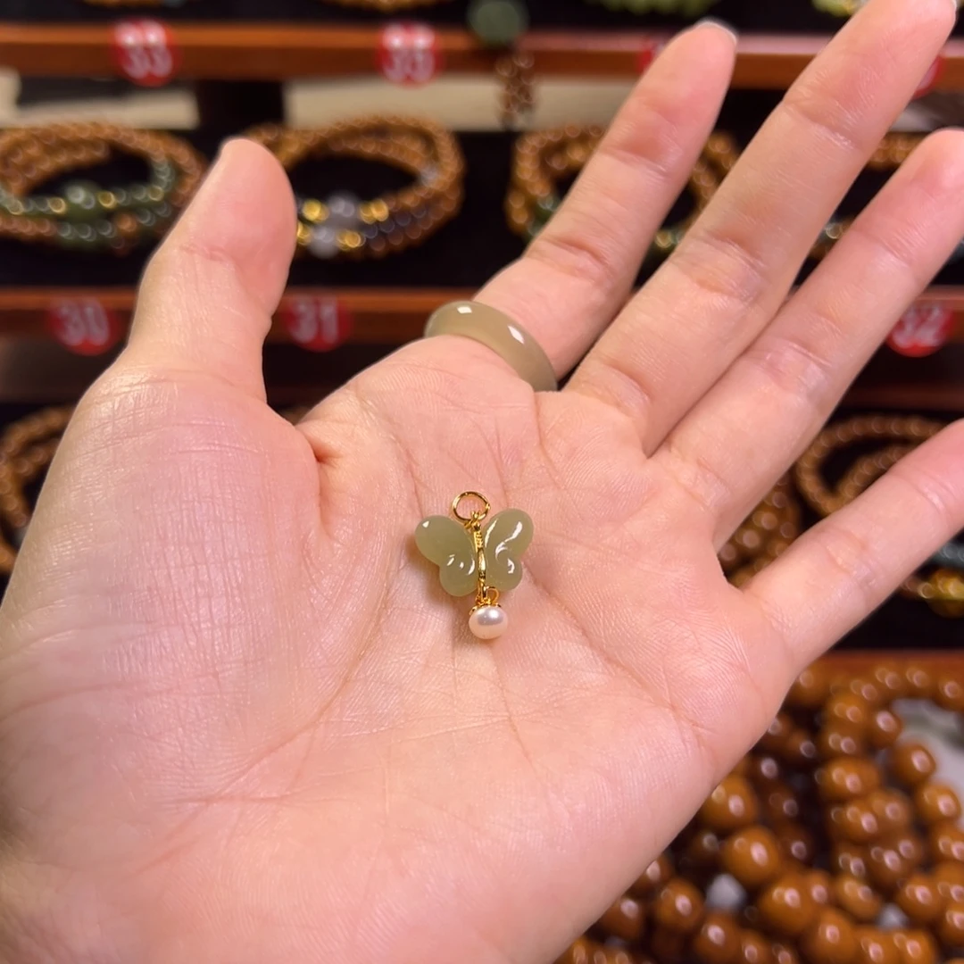 時***清库克手串精品吊坠蝴蝶