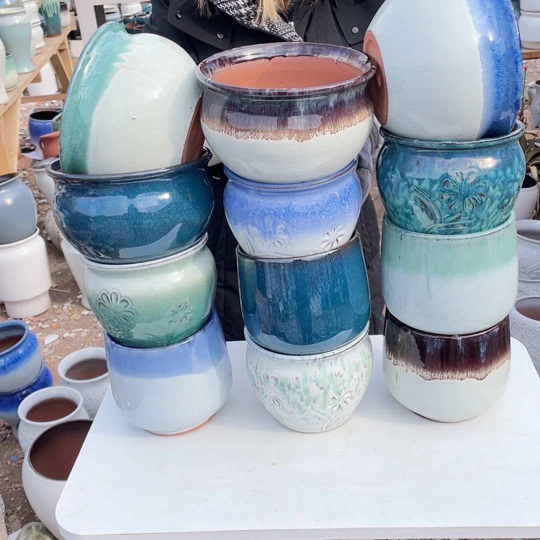 红陶王嫂花盆0207-框674