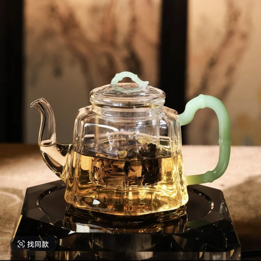 禾器【新人福利】君瑞壶 玻璃泡壶  茶器 泡茶壶 耐高温 容量700ml