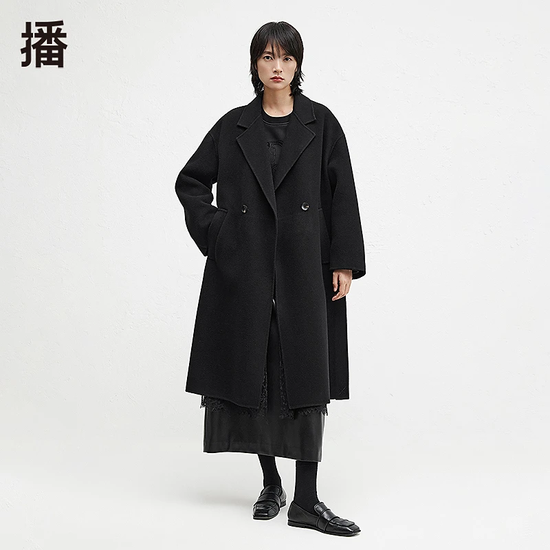 【达人专属】播时尚有型西装领大衣BDR4AD3747
