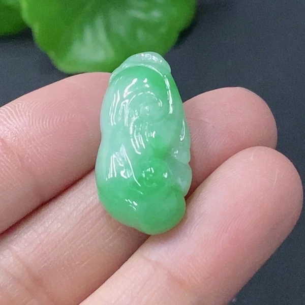 A43-天然A货翡翠-如意