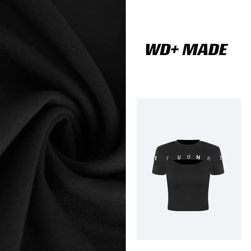 韩系设计感时尚百搭辣妹个性显瘦短袖T恤上衣