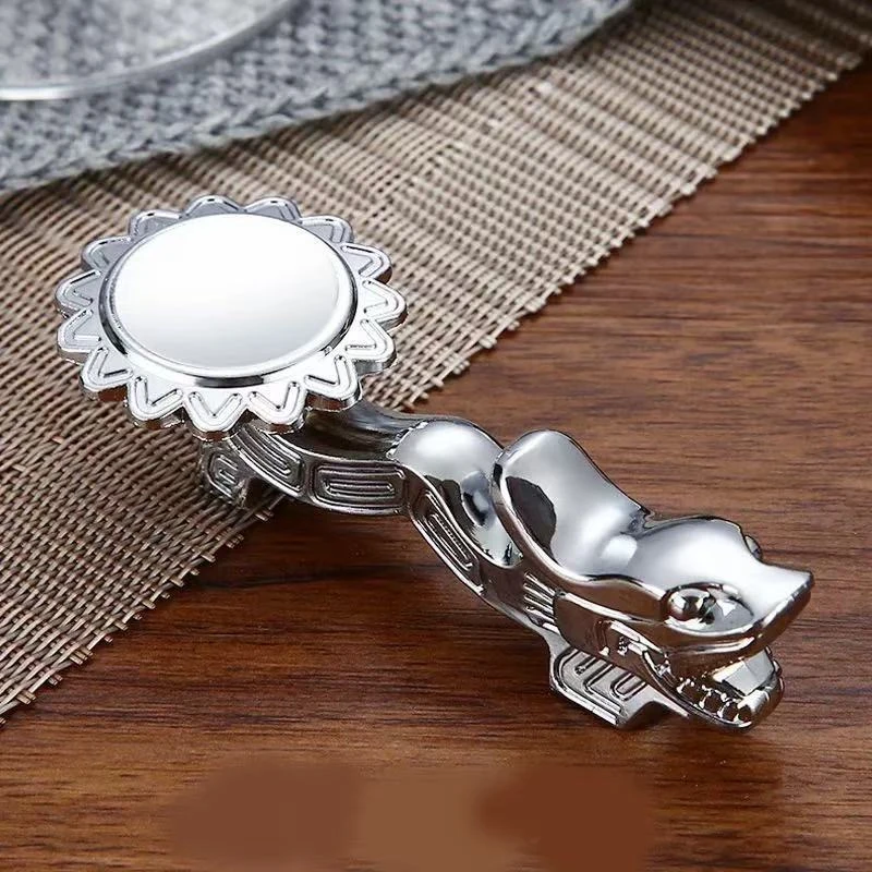 【银色】中国风龙头筷子勺子架托