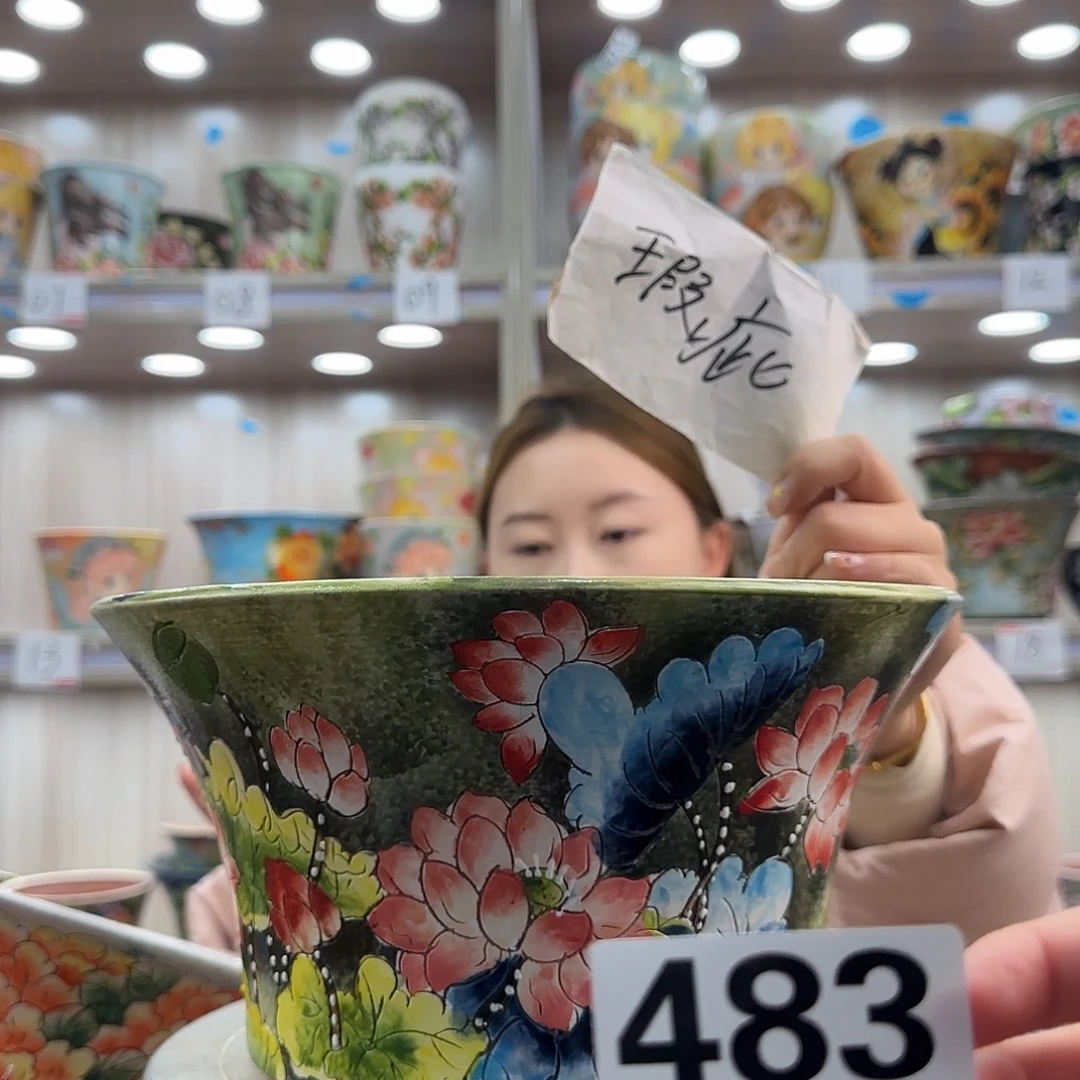 陶摆件花盆瑕疵瑕疵483