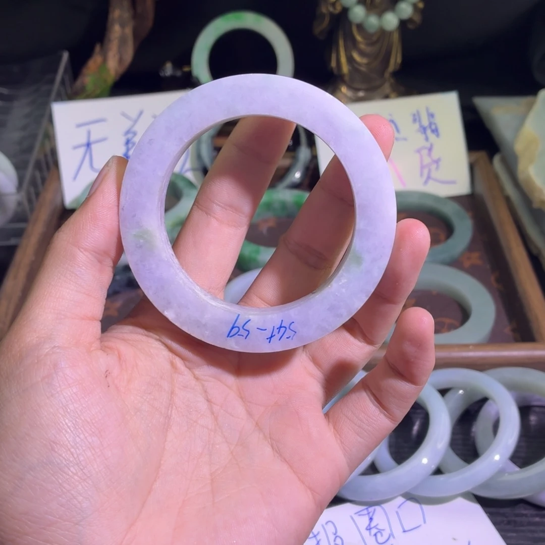 定制翡翠未镶嵌天然纹理随机，追求完美者慎拍