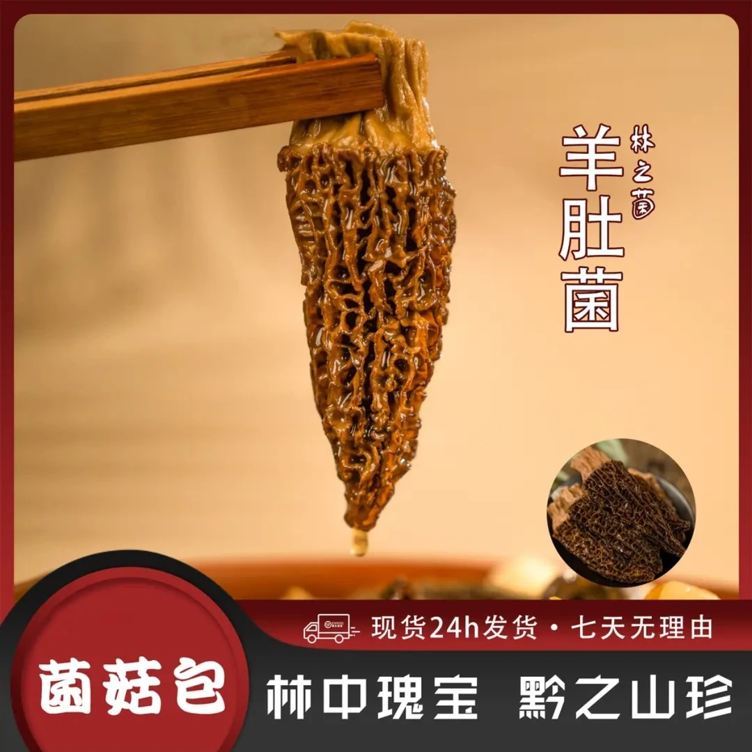 羊肚菌干货正特宗级新鲜直采煲汤火锅家用食材