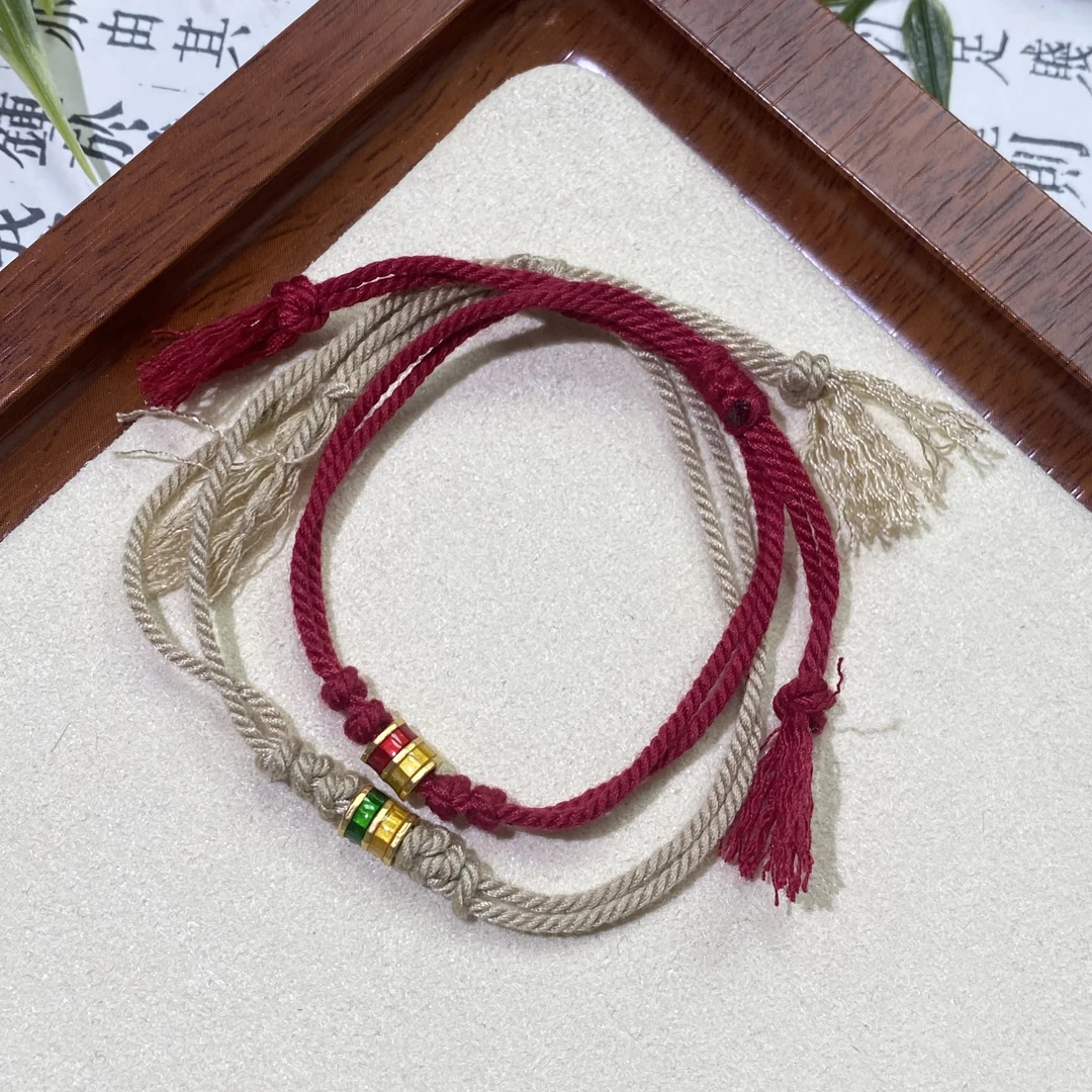 【珍珍严选】999小蛮腰筒珠手绳-多样性发其一-HJ437393