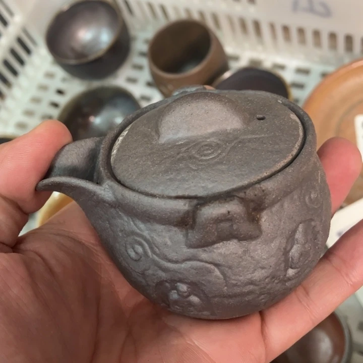 柴烧茶具宝瓶大放漏