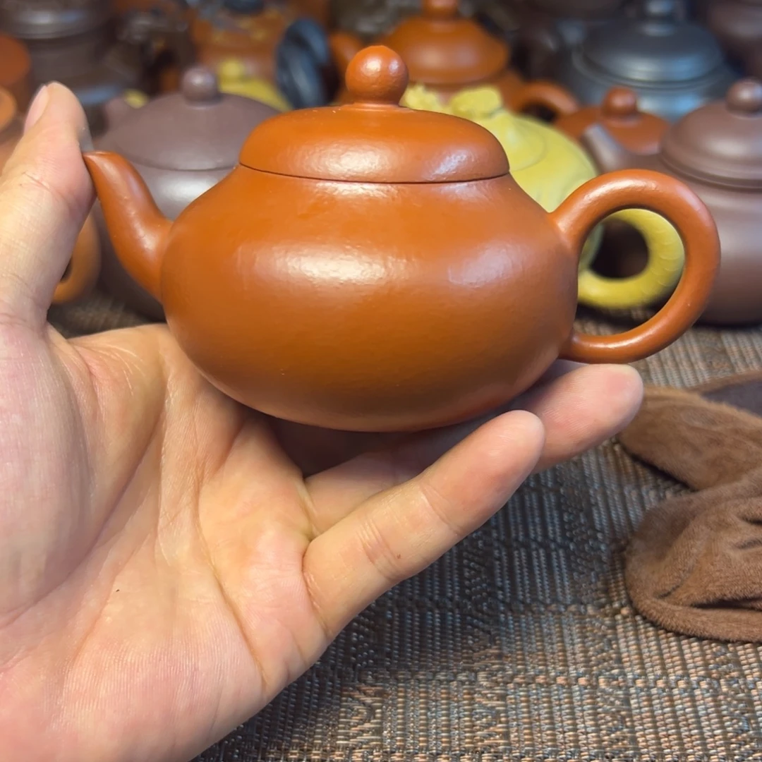茶壶紫砂宜兴原矿紫砂壶180毫升容量
