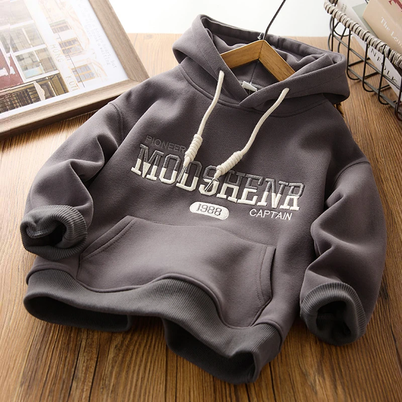 新款男童春秋卫衣休闲连帽卫衣中大童春款上衣男孩新款衣服韩版潮