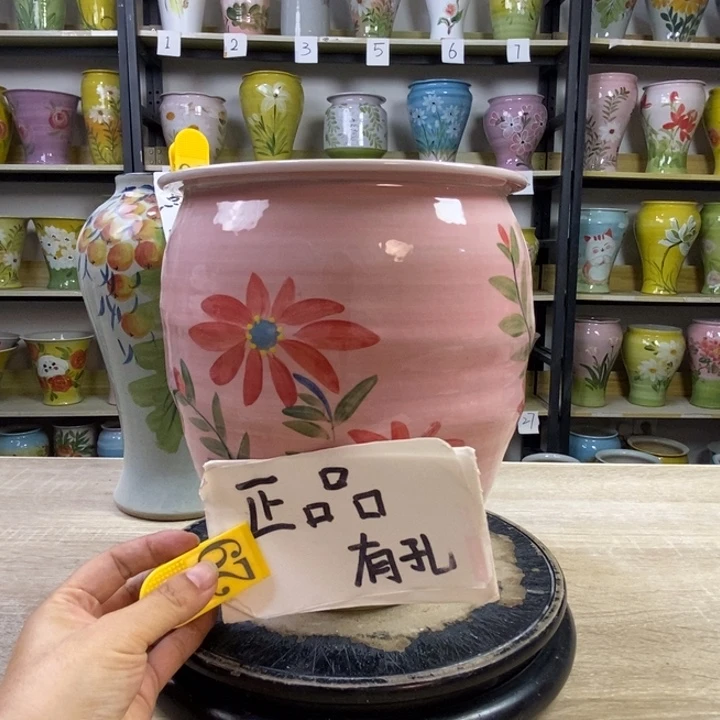 景德镇高温陶瓷花盆