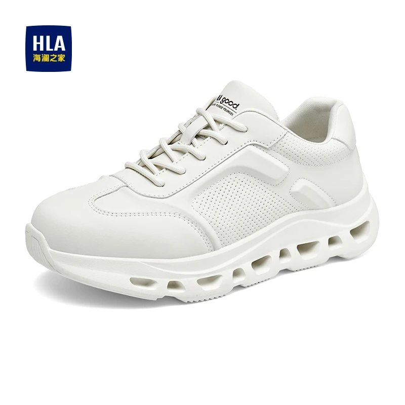 HLA/海澜之家男鞋老爹鞋低帮运动鞋厚底潮流男士时尚休闲鞋轻便