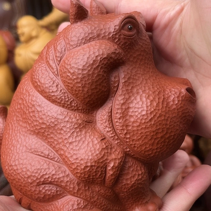 紫砂茶宠紫砂河马